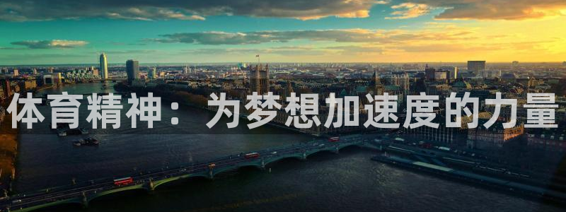 MK体育官网下载招商：体育精神：为梦想加速度的力量