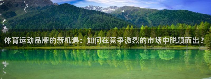 MK体育官方正版app官网：体育运动品牌的新机遇：如