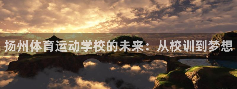 MK体育官方正版app集团：扬州体育运动学校的未来：从校训到